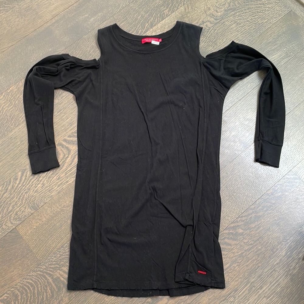 PHILANTHROPY black tshirt dress